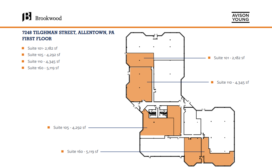 7535 Windsor Dr, Allentown, PA en alquiler Plano de la planta- Imagen 1 de 1