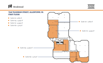 7535 Windsor Dr, Allentown, PA en alquiler Plano de la planta- Imagen 1 de 1