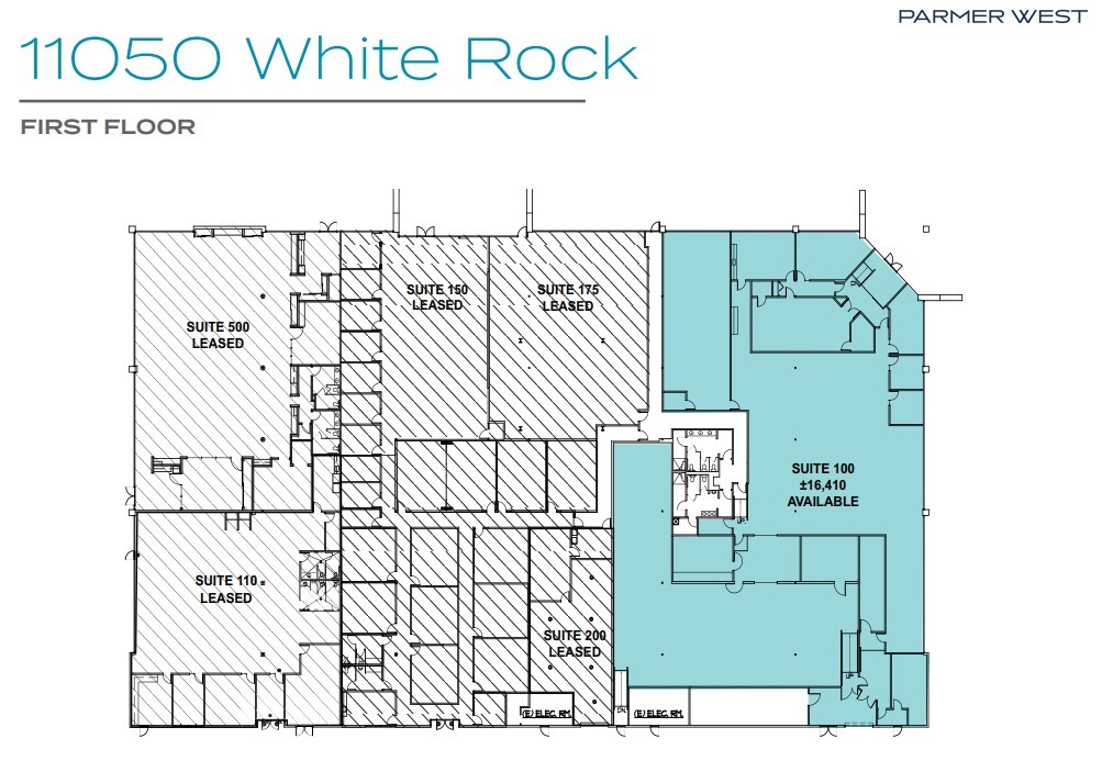 11000 White Rock Rd, Rancho Cordova, CA en alquiler Plano de la planta- Imagen 1 de 1