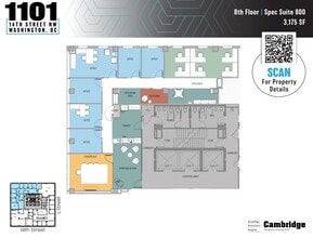 1101 14th St NW, Washington, DC en alquiler Plano de la planta- Imagen 2 de 10