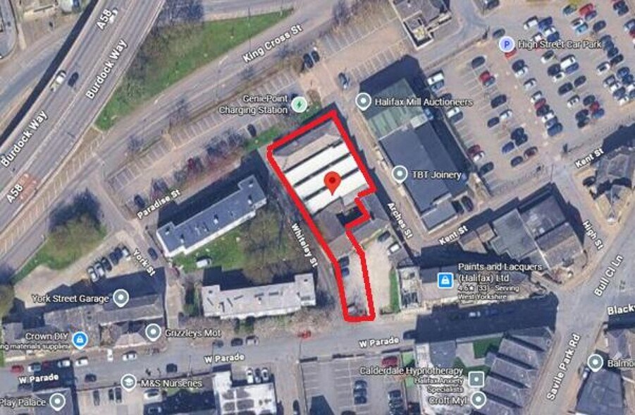 12A West Parade, Halifax en alquiler - Vista aérea - Imagen 3 de 7