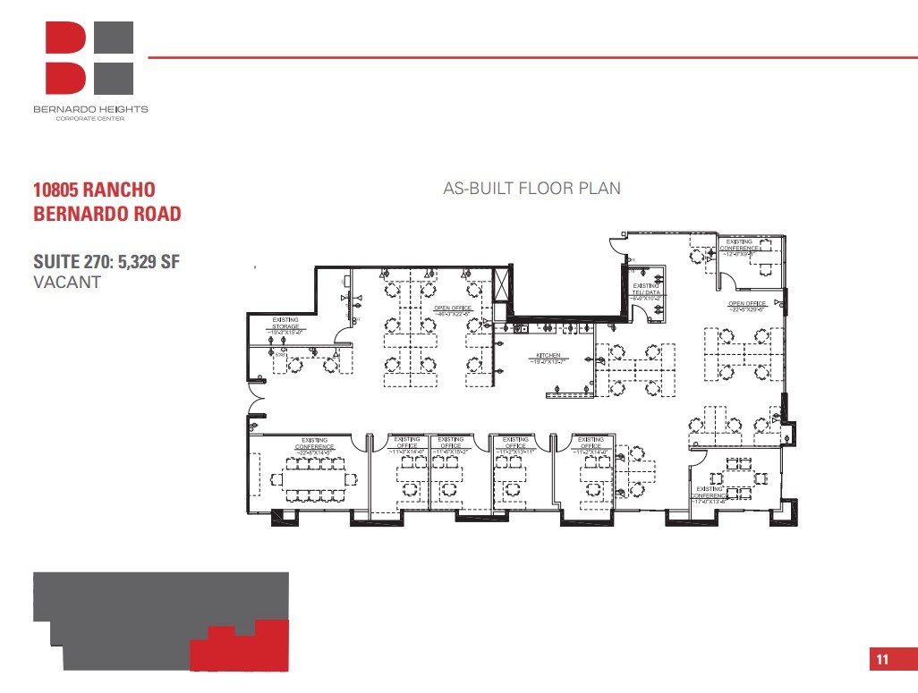 10815 Rancho Bernardo Rd, San Diego, CA en alquiler Plano de la planta- Imagen 1 de 1