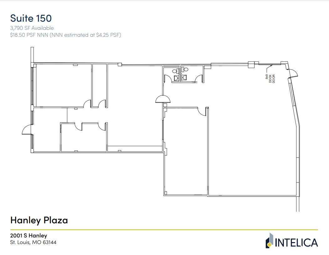 2001 S Hanley Rd, Brentwood, MO en alquiler Plano de la planta- Imagen 1 de 1