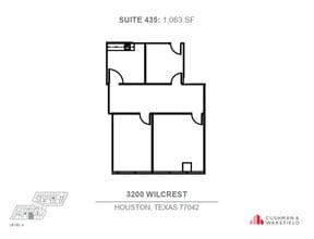 3200 Wilcrest Dr, Houston, TX en alquiler Plano de la planta- Imagen 1 de 1