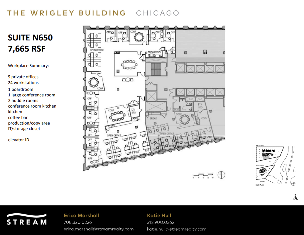 400 N Michigan Ave, Chicago, IL en alquiler Plano de la planta- Imagen 1 de 1