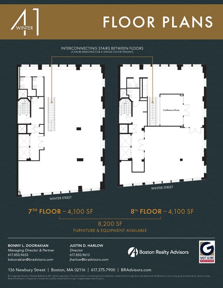 41 Winter St, Boston, MA en alquiler - Plano de la planta - Imagen 3 de 8