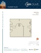 509 Olive Way, Seattle, WA en alquiler Plano de la planta- Imagen 1 de 1