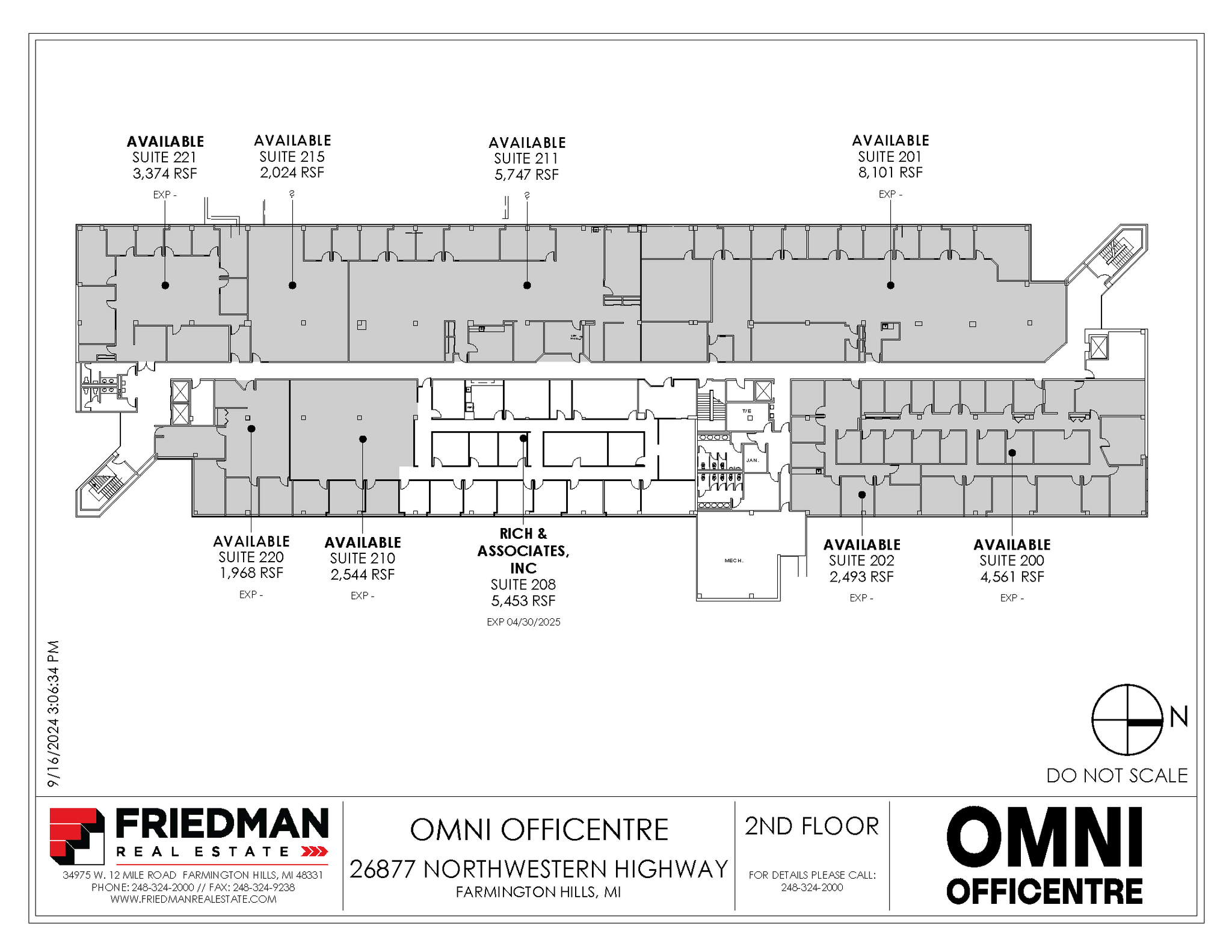 26899 Northwestern Hwy, Southfield, MI en alquiler Plano de la planta- Imagen 1 de 1