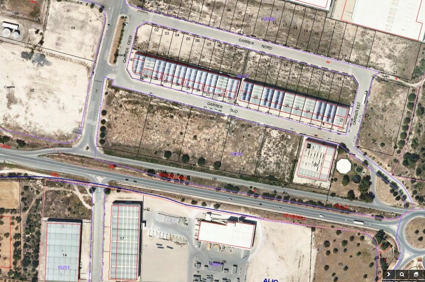 Terreno en Vila-rodona, Tarragona en venta Vista aérea- Imagen 1 de 3