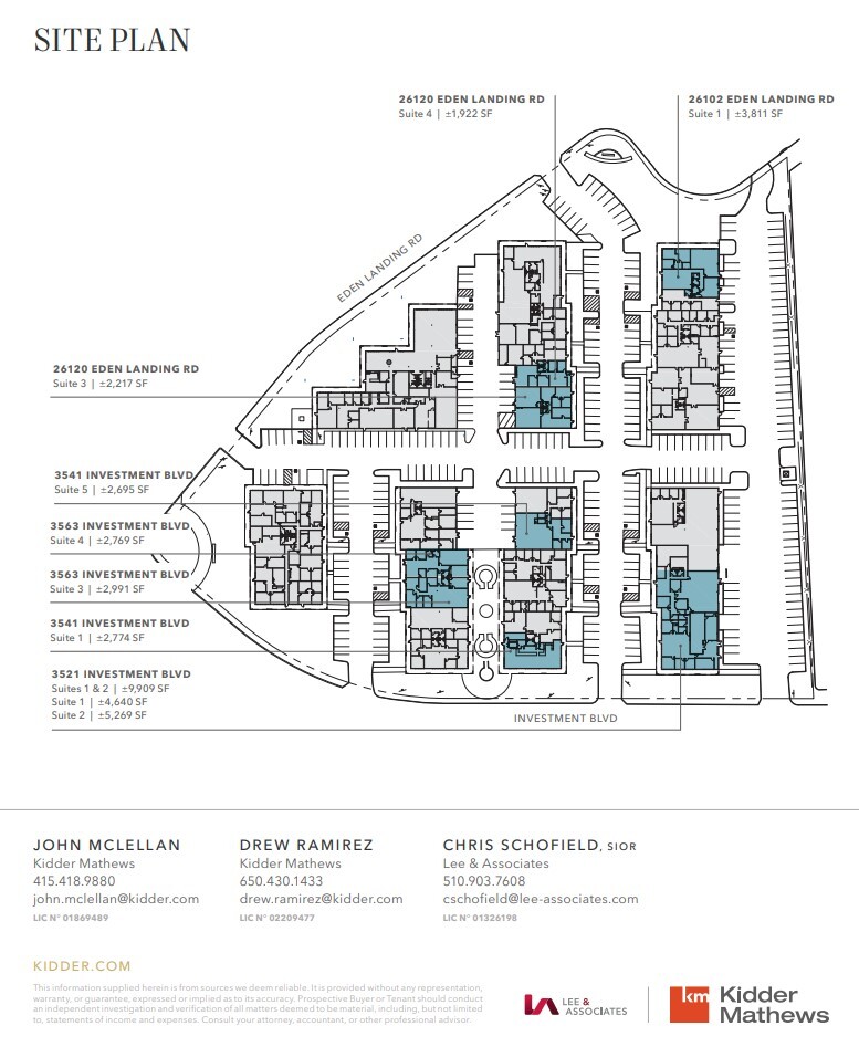 3583 Investment Blvd, Hayward, CA en alquiler Plano del sitio- Imagen 1 de 2