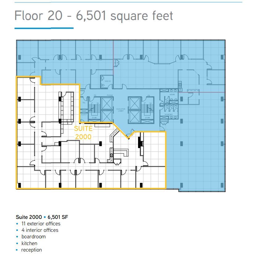 840 7th Ave SW, Calgary, AB en alquiler Plano de la planta- Imagen 1 de 1