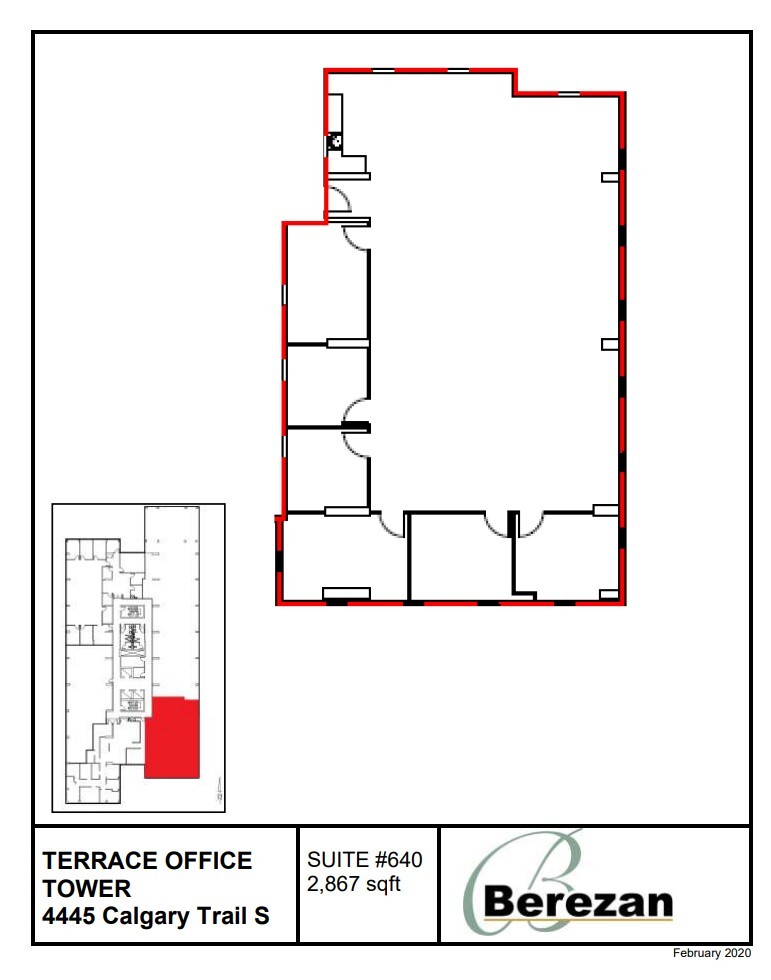 4445 Calgary Trl, Edmonton, AB en alquiler Plano de la planta- Imagen 1 de 1