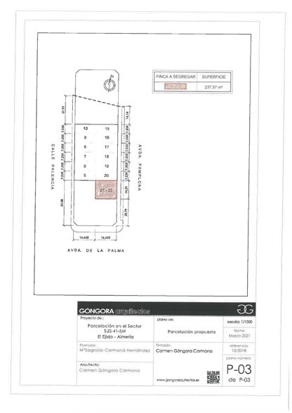 Terreno en El Ejido, Almería en venta - Plano del sitio - Imagen 3 de 3