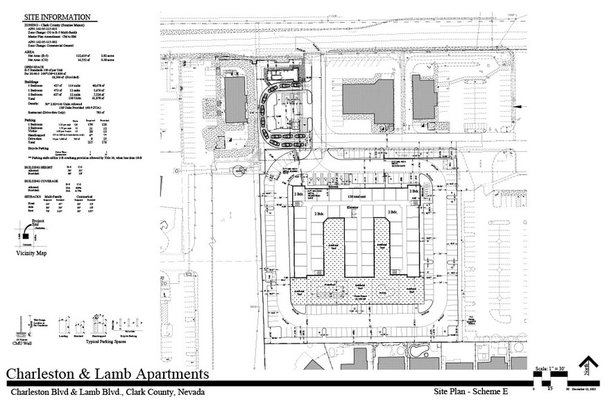 Approved 120 Senior Multifamily Units Charleston, Las Vegas, NV en venta - Foto del edificio - Imagen 2 de 6