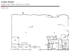 1801 Royal Ln, Farmers Branch, TX en alquiler Plano de la planta- Imagen 1 de 1