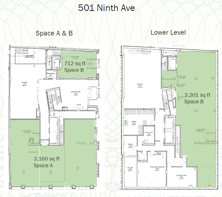 489-501 9th Ave, New York, NY en alquiler Plano de la planta- Imagen 1 de 1