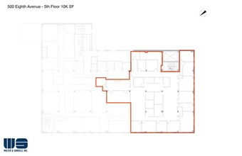 500 Eighth Ave, New York, NY en alquiler Plano de la planta- Imagen 1 de 7