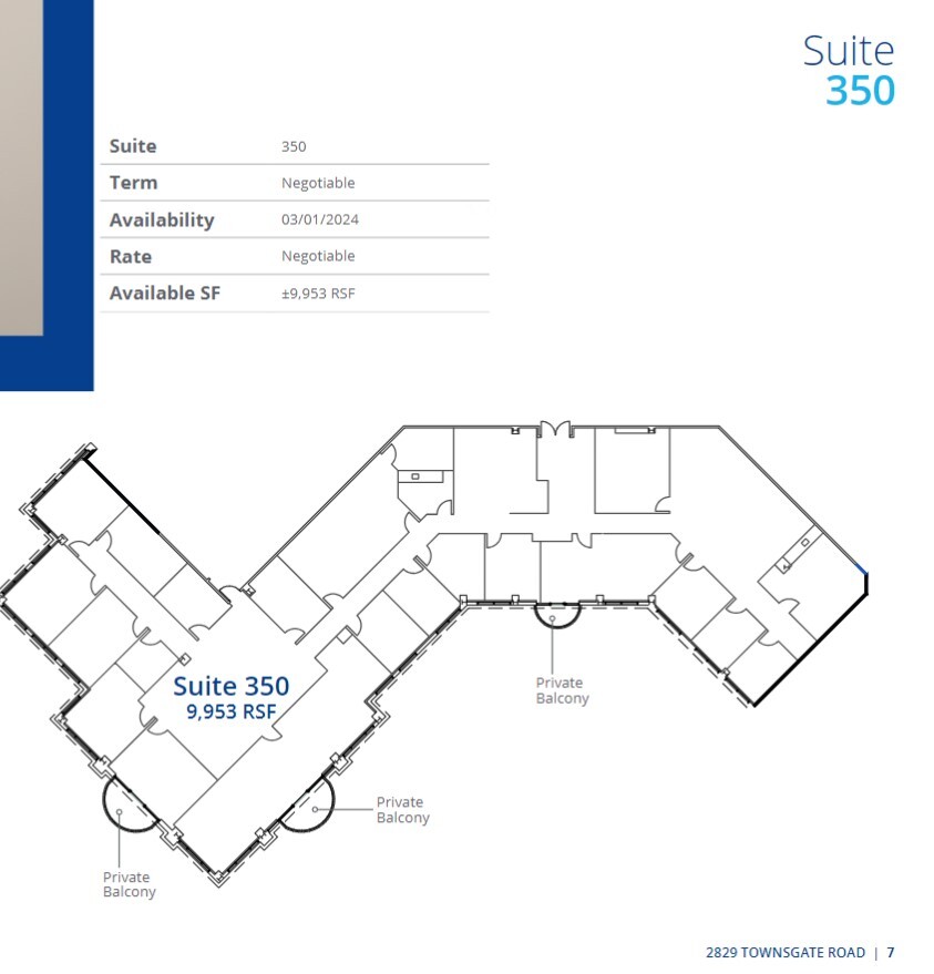 2829 Townsgate Rd, Westlake Village, CA en alquiler Plano de la planta- Imagen 1 de 1