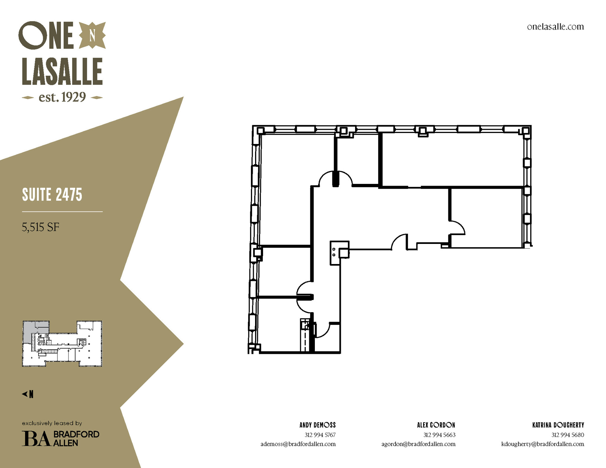 1 N La Salle St, Chicago, IL en alquiler Plano de la planta- Imagen 1 de 1