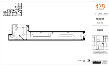 420 Lincoln Rd, Miami Beach, FL en alquiler Plano de la planta- Imagen 1 de 1