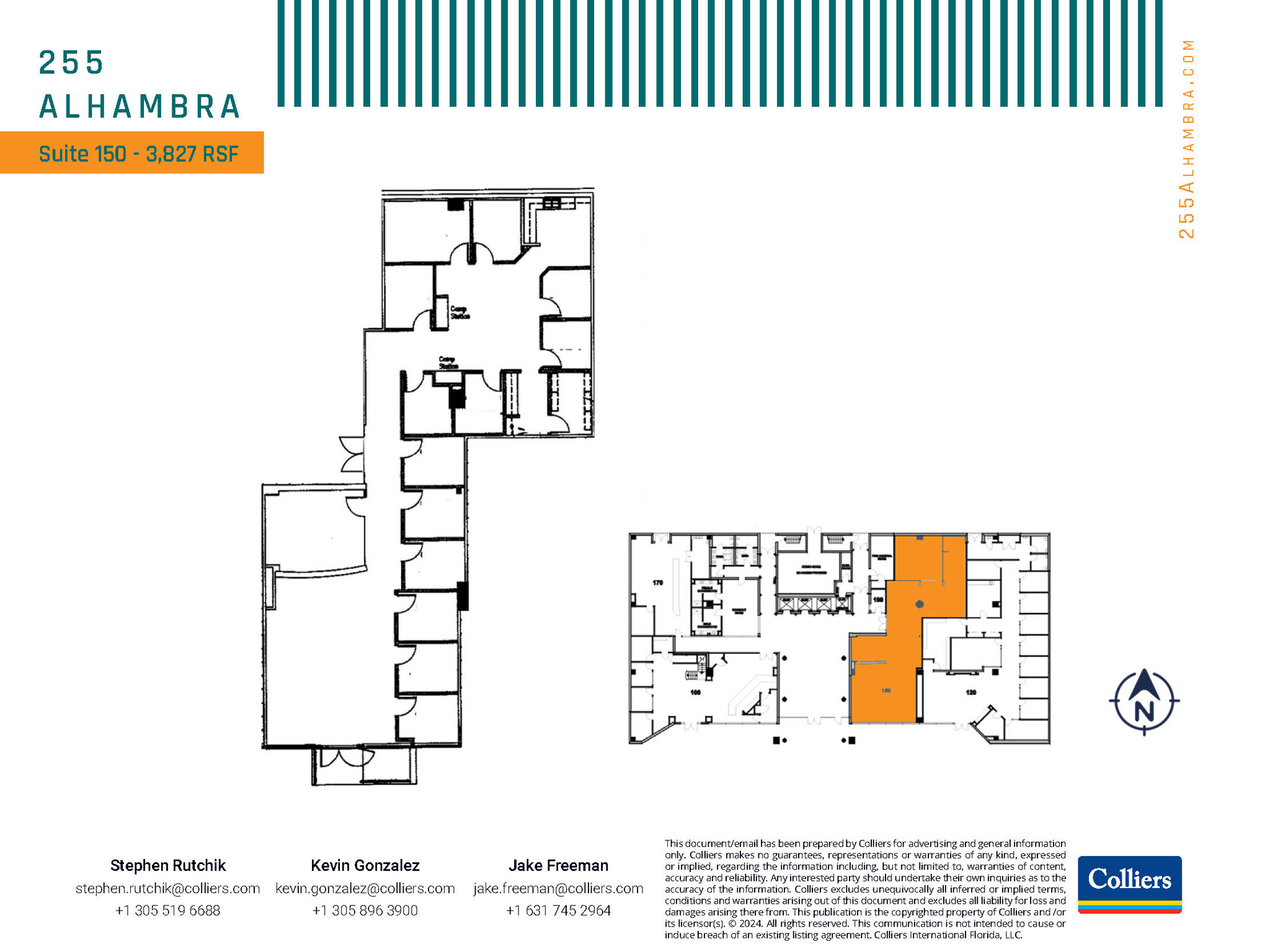 255 Alhambra Cir, Coral Gables, FL en alquiler Plano de la planta- Imagen 1 de 1