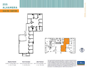 255 Alhambra Cir, Coral Gables, FL en alquiler Plano de la planta- Imagen 1 de 1