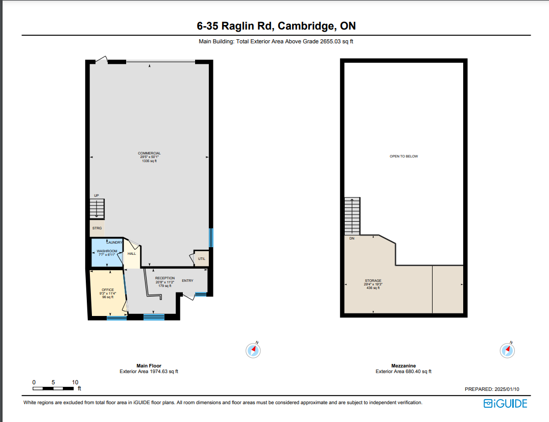 35 Raglin Rd, Cambridge, ON N1T 1N6 - Unidad 6 -  - Plano de la planta - Image 1 of 1