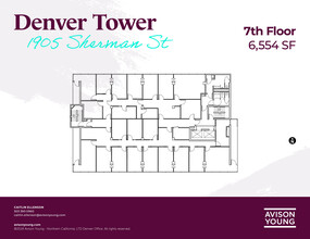 1905 Sherman St, Denver, CO en alquiler Plano de la planta- Imagen 1 de 1