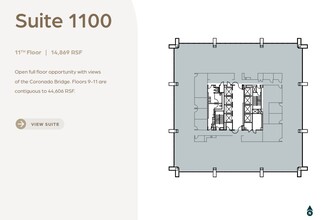 600 B St, San Diego, CA en alquiler Plano de la planta- Imagen 1 de 1