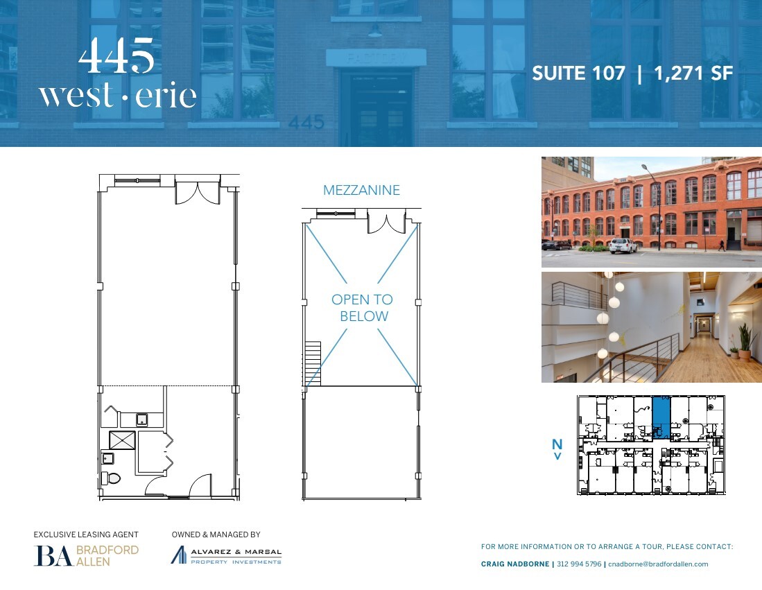 445 W Erie St, Chicago, IL en alquiler Plano de la planta- Imagen 1 de 6