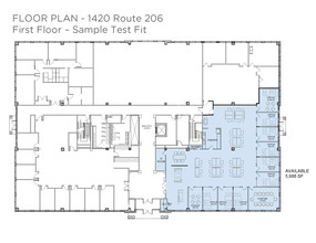 1420 Route 206, Bedminster, NJ en alquiler Plano de la planta- Imagen 2 de 2