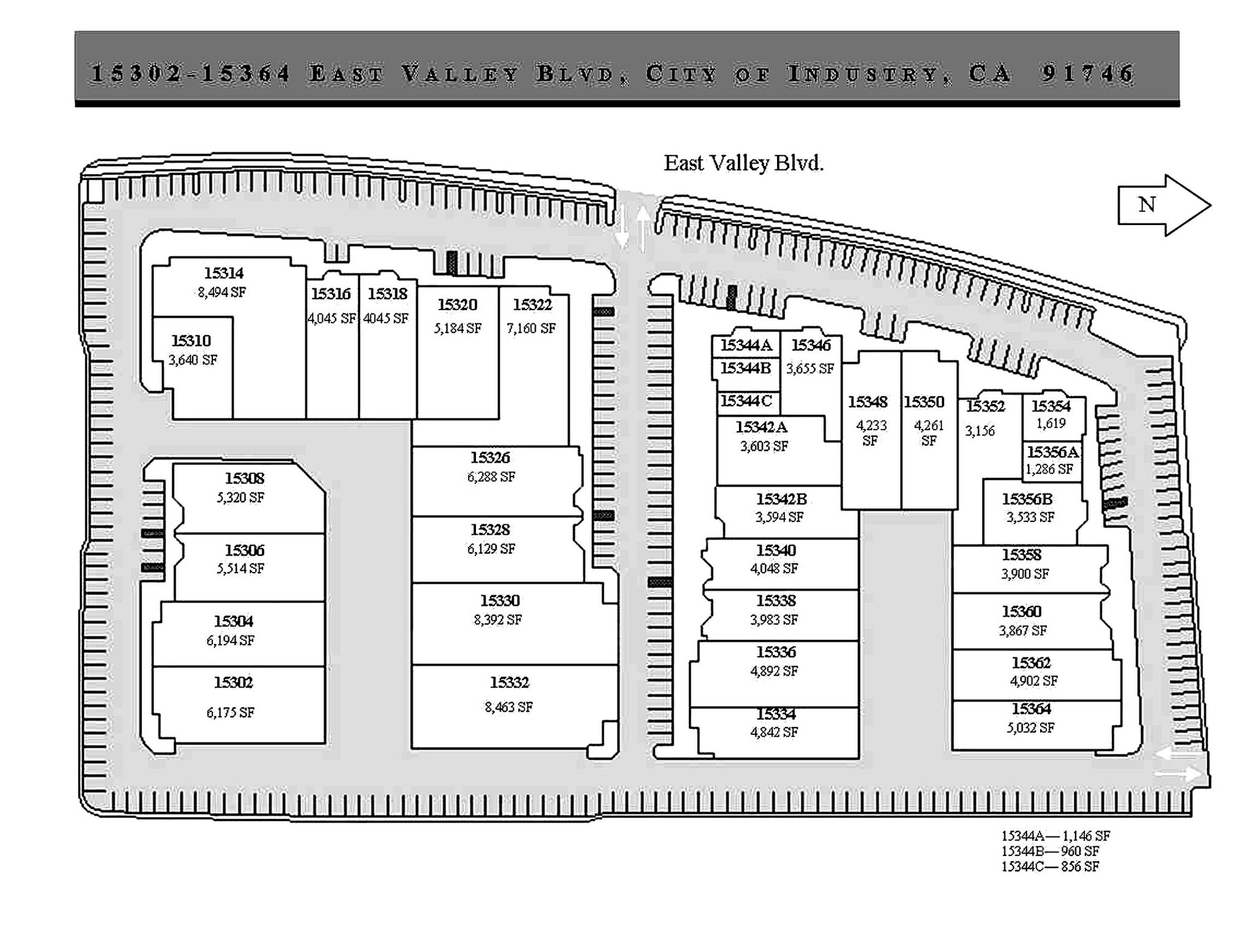 15310-15332 E Valley Blvd, City Of Industry, CA en alquiler Otros- Imagen 1 de 3