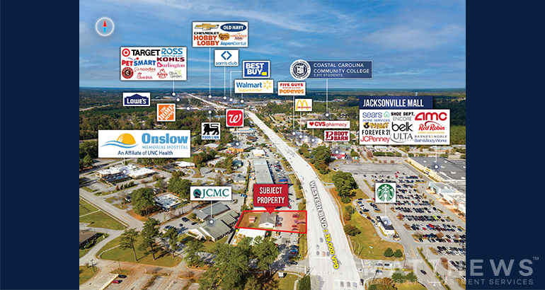 325 Western Blvd, Jacksonville, NC en venta - Foto del edificio - Imagen 2 de 4