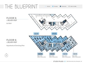 3400 W Riverside Dr, Burbank, CA en alquiler Plano de la planta- Imagen 1 de 2