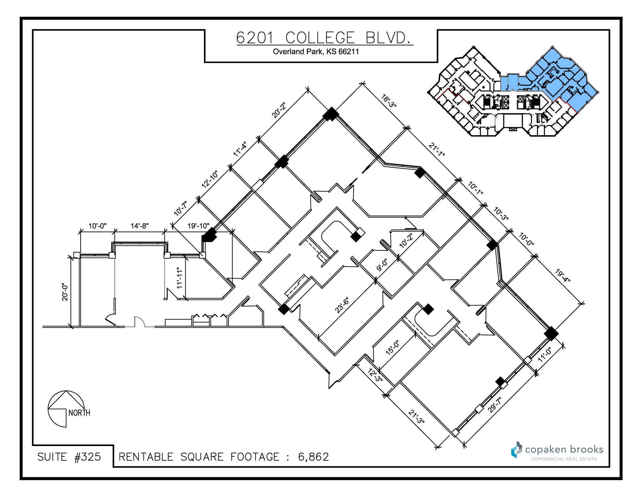 6201 College Blvd, Overland Park, KS en alquiler Plano de la planta- Imagen 1 de 1