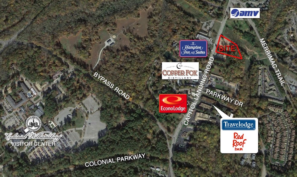 912 Capitol Landing Rd, Williamsburg, VA en venta - Foto del edificio - Imagen 1 de 1