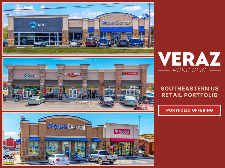 Southeastern US Retail Portfolio cartera de 3 inmuebles en venta en LoopNet.es - Foto del edificio - Imagen 1 de 11