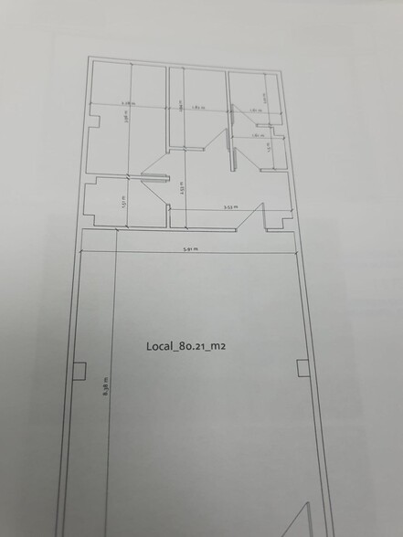 Local en Córdoba, Córdoba en venta - Plano de la planta - Imagen 2 de 3