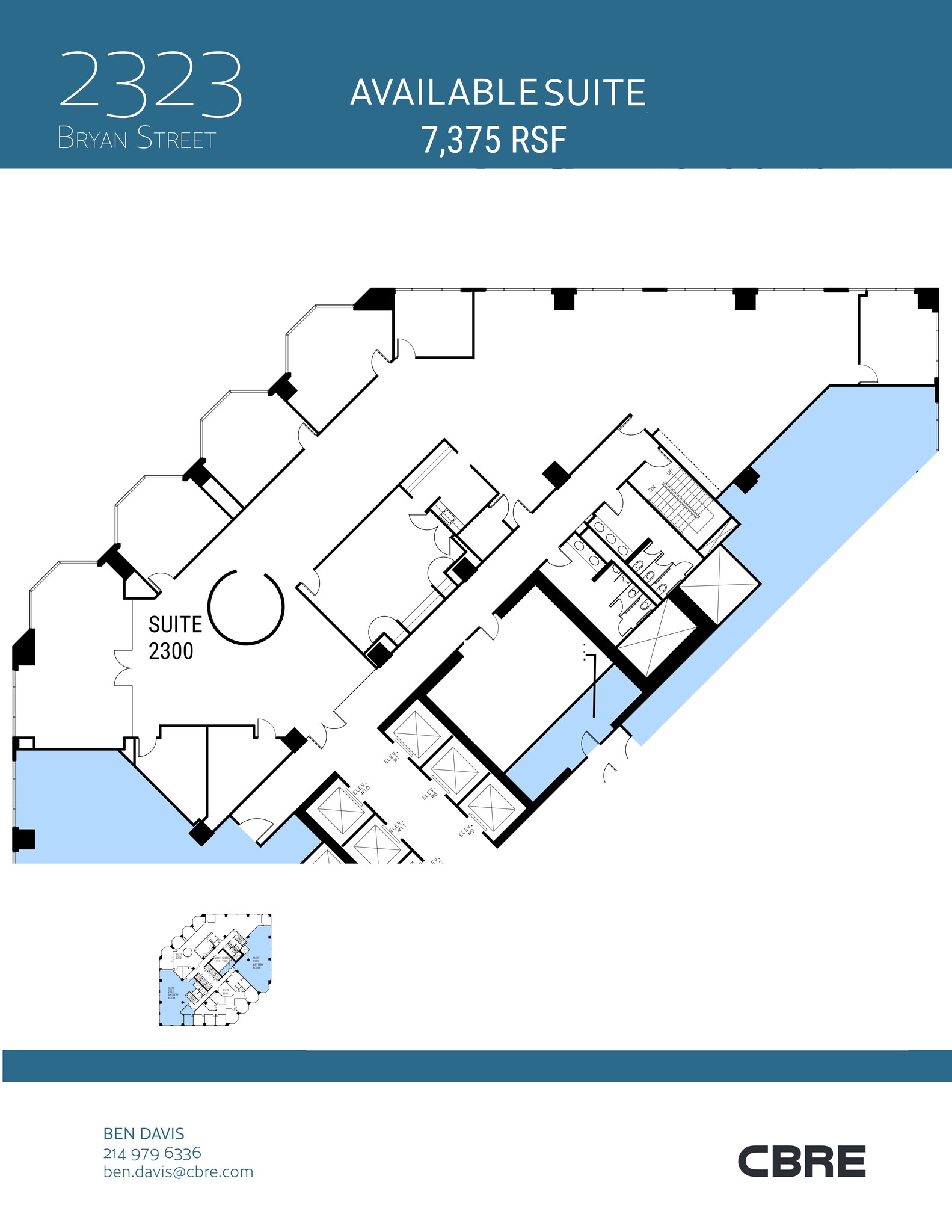 2323 Bryan St, Dallas, TX en alquiler Plano del sitio- Imagen 1 de 1