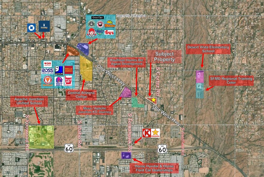 2140 E Old West Hwy, Apache Junction, AZ en venta - Vista aérea - Imagen 3 de 4