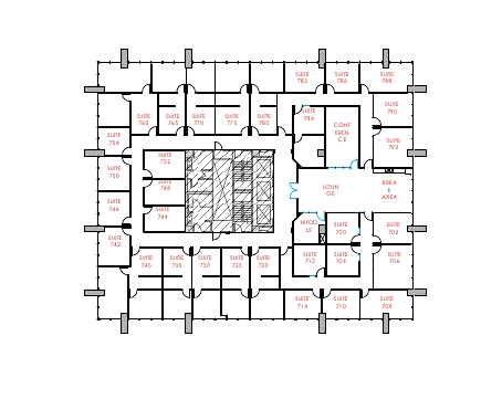 13601 Preston Rd, Dallas, TX en alquiler Plano de la planta- Imagen 1 de 1