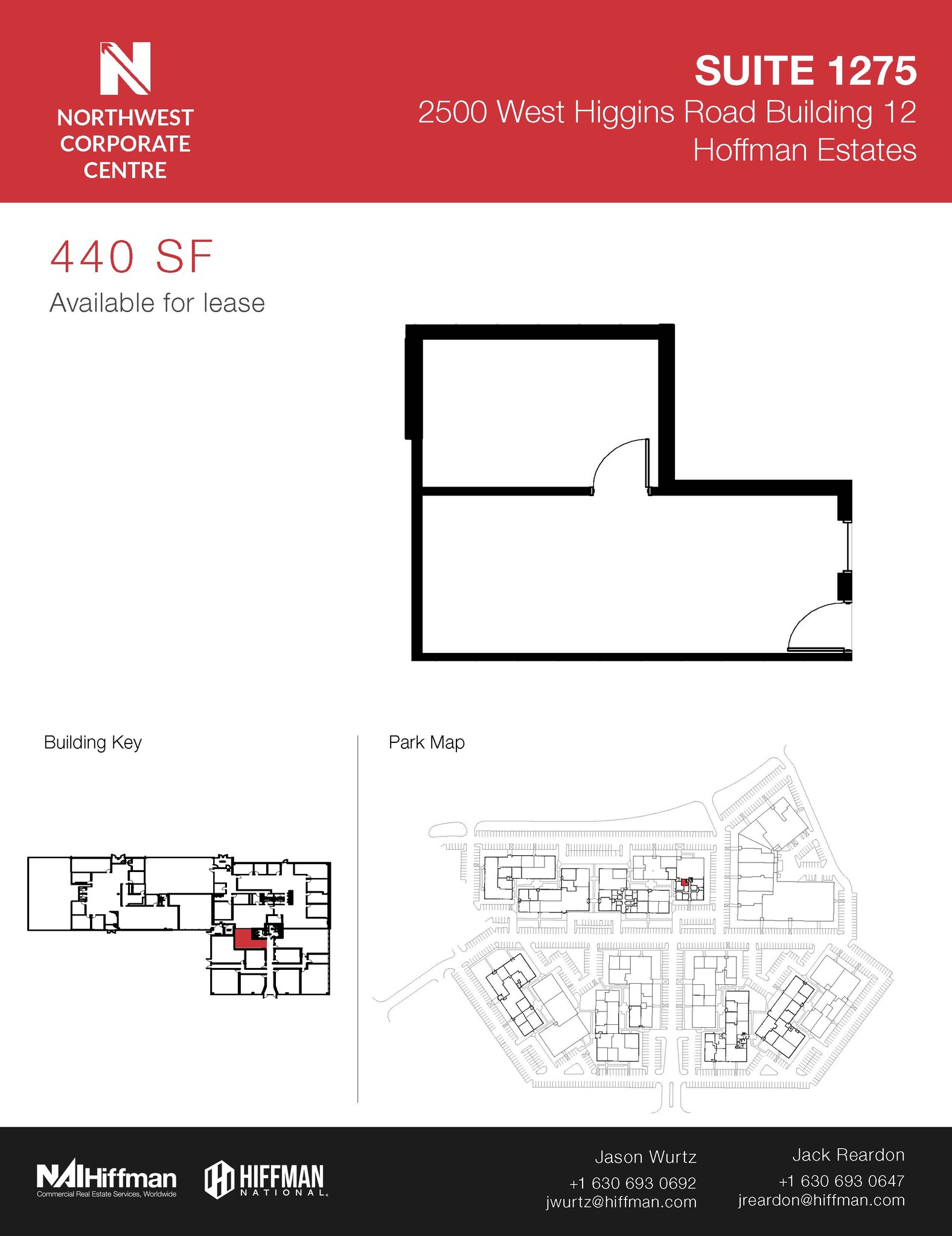 2500 W Higgins Rd, Hoffman Estates, IL en alquiler Plano de la planta- Imagen 1 de 1