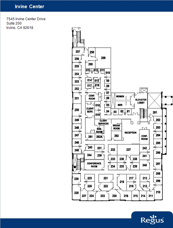 7545 Irvine Center Dr, Irvine, CA en alquiler Plano de la planta- Imagen 1 de 6