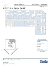 1801 Century Park E, Los Angeles, CA en alquiler Plano de la planta- Imagen 2 de 2