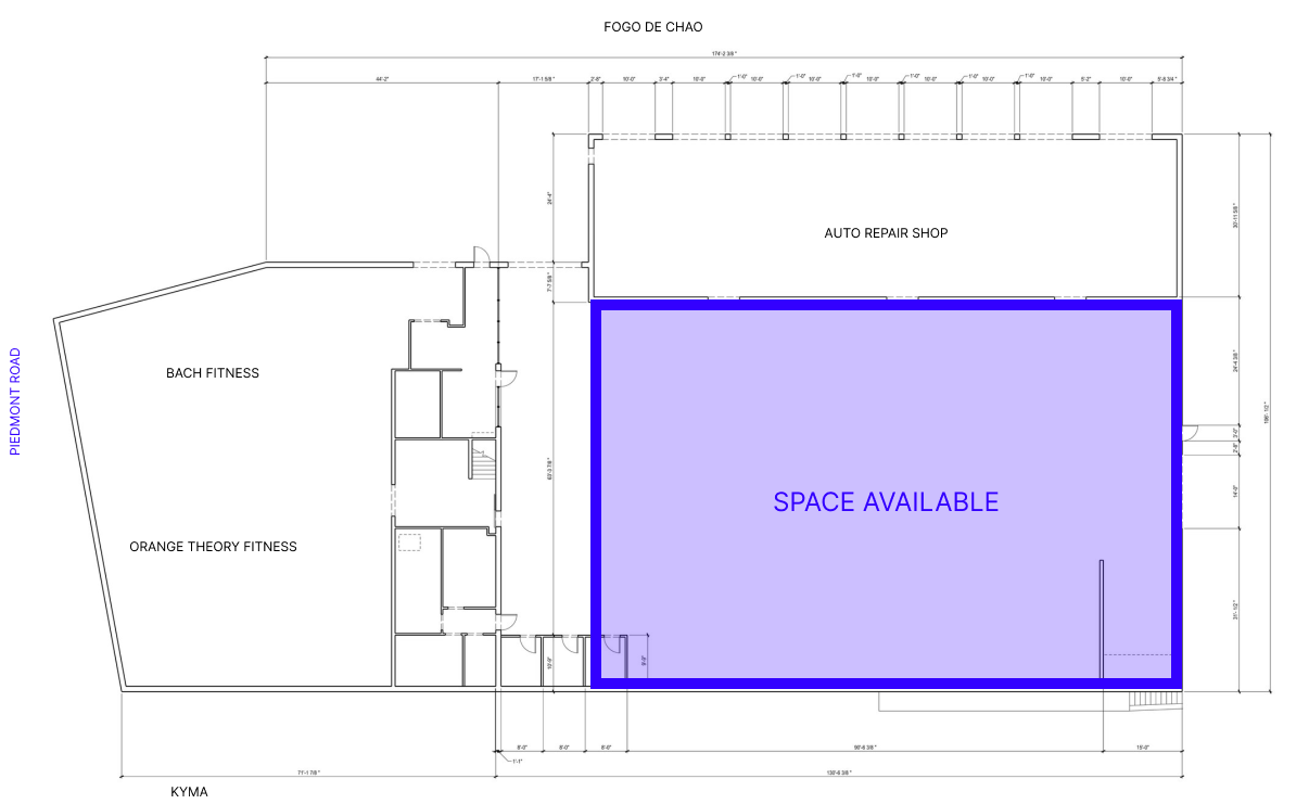 3097 Piedmont Rd NE, Atlanta, GA en alquiler Plano de la planta- Imagen 1 de 13