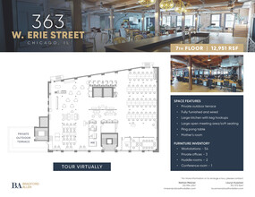 363 W Erie St, Chicago, IL en alquiler Plano de la planta- Imagen 1 de 10