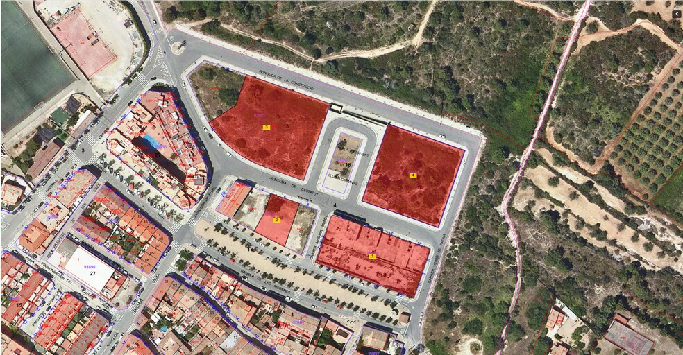 4 Avinguda de la Constitució, Creixell, Tarragona en venta - Plano de solar - Imagen 2 de 2