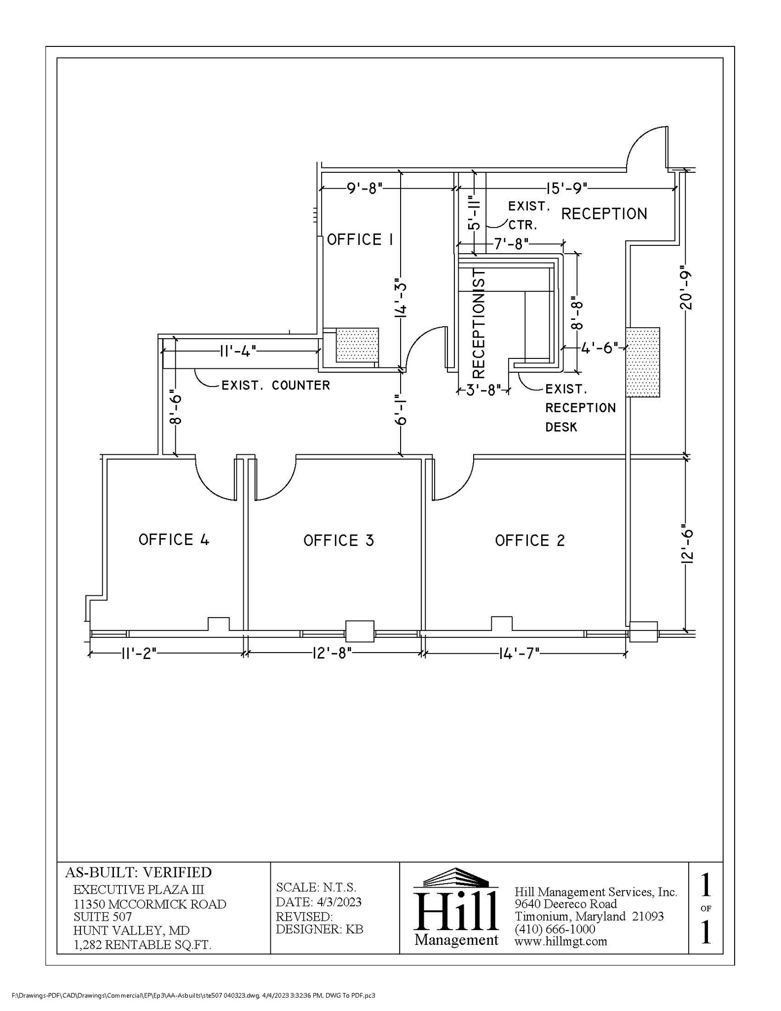 11350 McCormick Rd, Hunt Valley, MD en alquiler Plano de la planta- Imagen 1 de 1