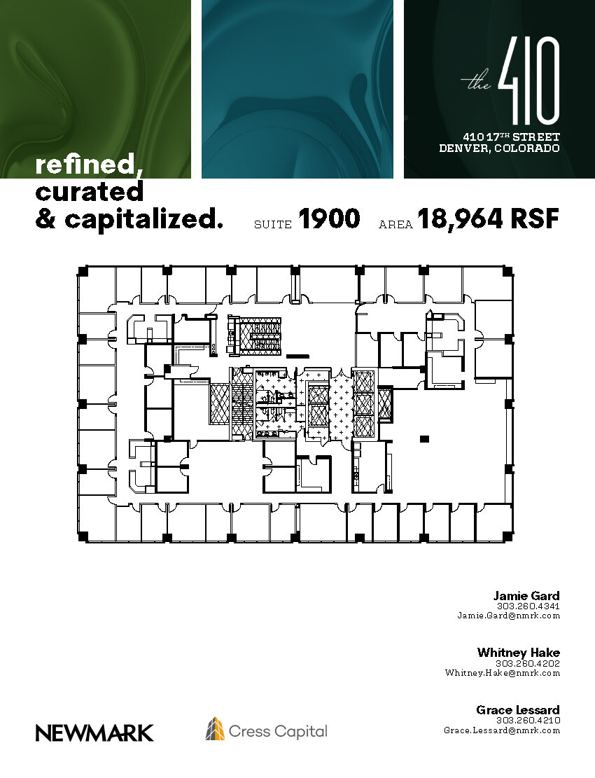 410 17th St, Denver, CO en alquiler Plano de la planta- Imagen 1 de 1