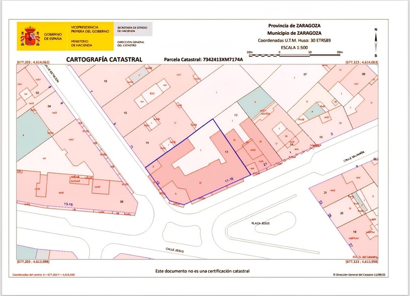 Calle de la Estación, 13-13, Zaragoza, Zaragoza en venta - Plano de la planta - Imagen 3 de 6
